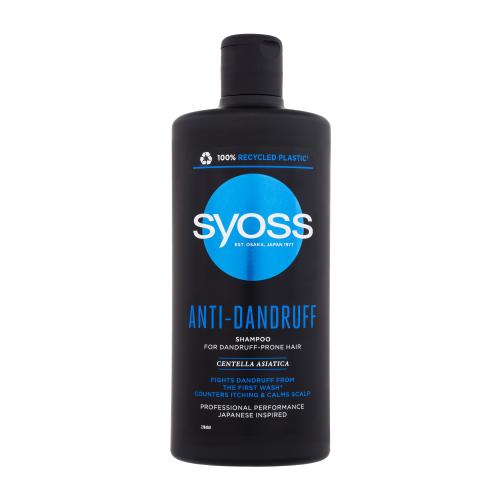 Syoss Intense Anti-Dandruff szampon przeciwłupieżowy Do suchej i swędzącej skóry głowy 440 ml