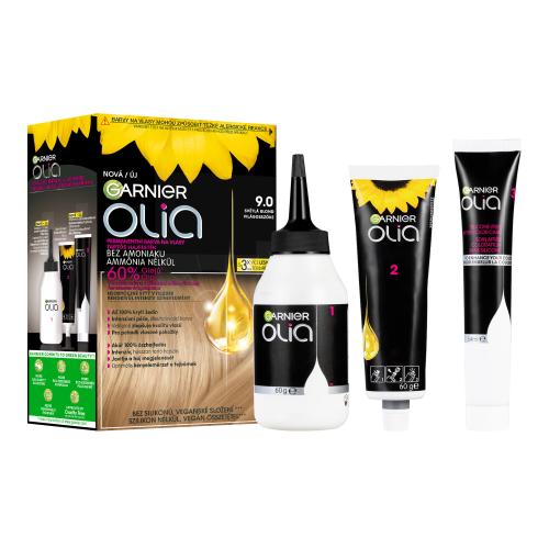 Garnier Olia Big Kit trwała farba do włosów odcień 9.0 Light Blond 1 szt.