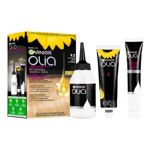 Garnier Olia Big Kit trwała farba do włosów odcień 9.3 Gold Light Blond