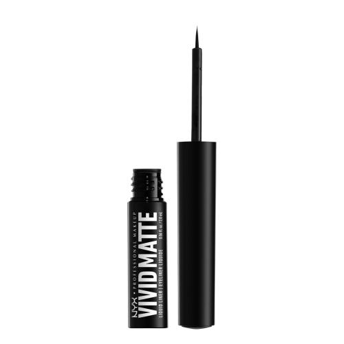 NYX Professional Makeup Vivid Matte eyeliner w płynie z matowym wykończeniem odcień Black 2 ml