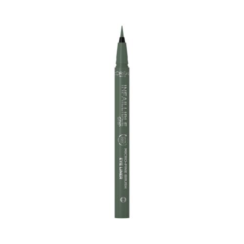 L’Oréal Paris Infaillible Grip 36h Micro-Fine liner eyeliner w pisaku odcień 05 Sage Green 0,4 g