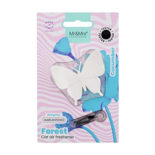 Mr & Mrs Fragrance Forest Cucumber zapach do samochodu (White Butterfly) 1 szt.