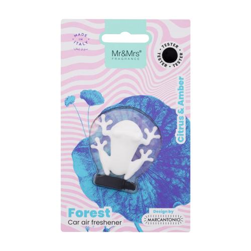Mr & Mrs Fragrance Forest Citrus & Amber zapach do samochodu (White Frog) 1 szt.