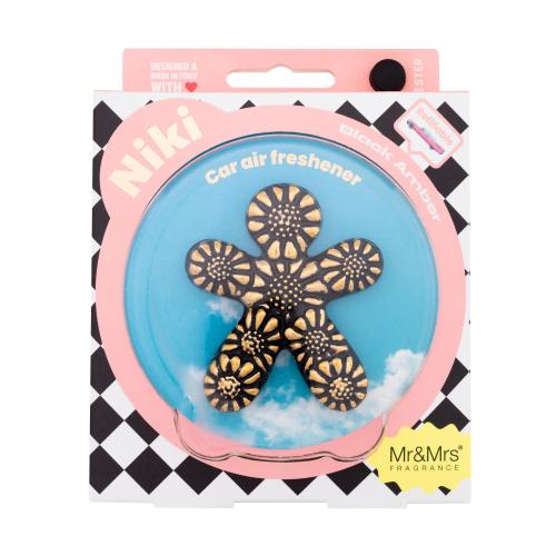 Mr & Mrs Fragrance Niki Black Amber zapach do samochodu 1 szt.