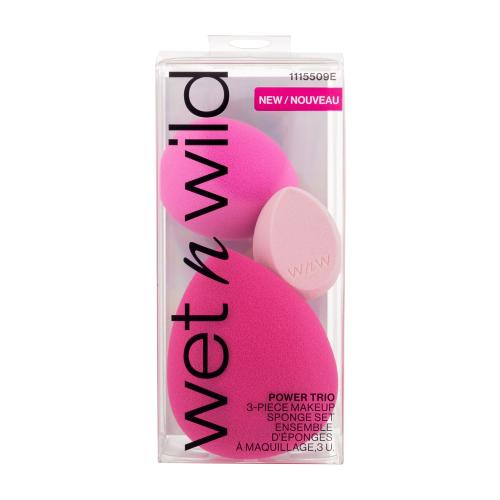Wet n Wild Makeup Sponge Power Trio 3 szt aplikator dla kobiet