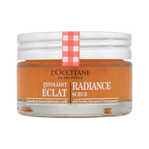 L'Occitane Exfoliance Radiance Scrub Corsican Pomelo peeling z ujednolicającą i rozjaśniającą skórę formułą 75 ml