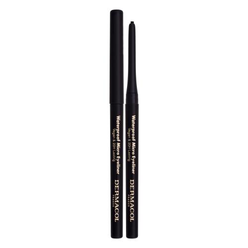 Dermacol Micro Eyeliner Waterproof wodoodporna kredka do oczu odcień 01 Black 1 g