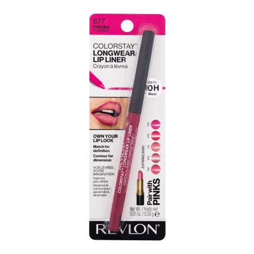 Revlon Colorstay Longwear Lip Liner 0,28 g konturówka do ust dla kobiet 677 Fuchsia