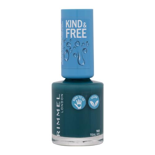 Rimmel Kind & Free lakier do paznokci odcień 168 Teal Ivy 8 ml