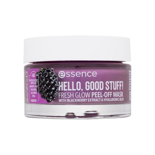 Essence Hello, Good Stuff! Blackberry & Hyaluronic Acid odświeżająca maseczka złuszczająca 50 ml
