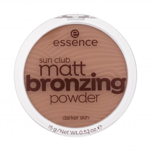 essence Sun Club Matt Puder brązujący 15 g Nr. 02 - Sunny
