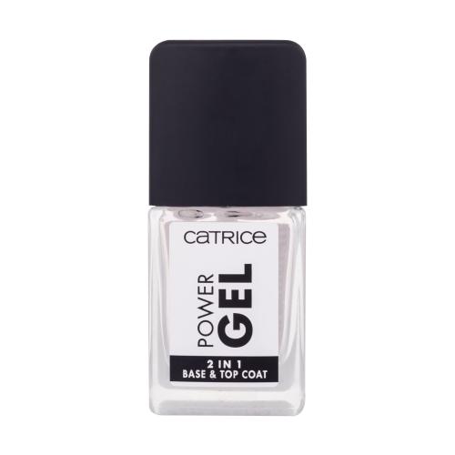 CATRICE Power Gel 2in1 Lak. do paz. baza i warst. wierzch. 10.5 ml