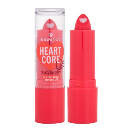 essence HEART CORE fruity lip balm Balsam do ust 3 g Nr. 02 - Sweet Strawberry