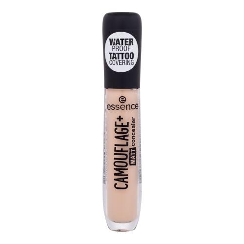 essence CAMOUFLAGE+ MATT korektor wodoodporny z matowym wykończeniem odcień 26 Natural Beige 5 ml