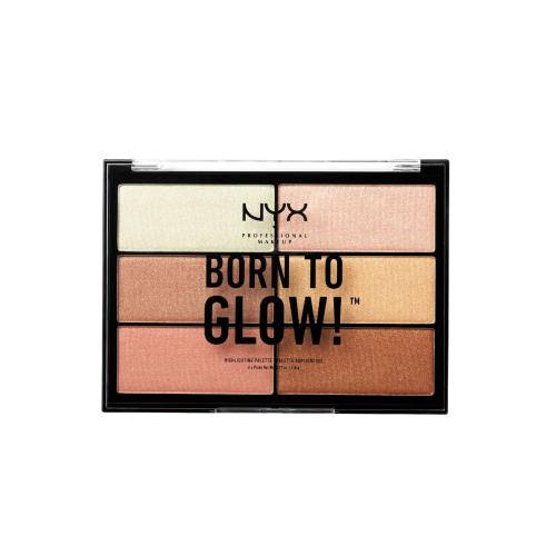 NYX Professional Makeup Born to Glow! Paleta do makijażu 5.4 g