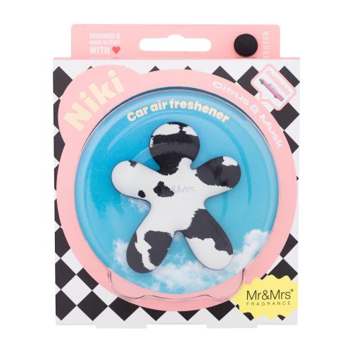 Mr & Mrs Fragrance Niki Citrus & Musk zapach do samochodu I. 1 szt.