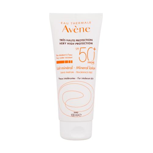 Avène Sun Mineral Lotion ochronne mleczko bez filtrów chemicznych i bez zapachu SPF 50+ 100 ml