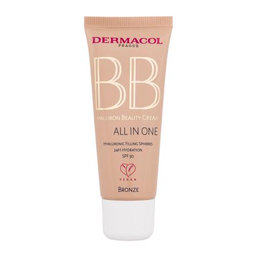 Dermacol Hyaluron Beauty Cream nawilżający krem BB SPF 30 odcień No. 2 Bronze 30 ml