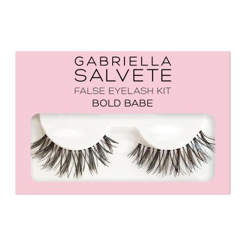 Gabriella Salvete False Eyelash Kit Bold Babe sztuczne rzęsy z klejem 1 szt.