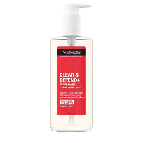 Neutrogena Clear & Defend+ oczyszczający żel do twarzy Facial Wash 200 ml