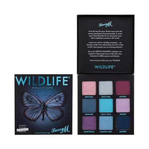 Barry M Wildlife paleta cieni do powiek odcień Butterfly WLEP6 9 x 1.4 g
