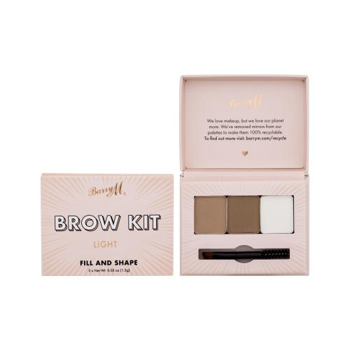 Barry M Brow Kit 4,5 g y i palety do brwi dla kobiet Light