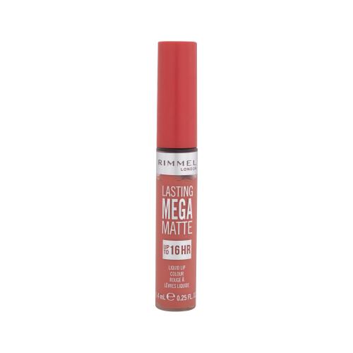 Rimmel Lasting Mega Matte lekka matowa szminka w płynie 16 godz. odcień Coral Sass 7,4 ml