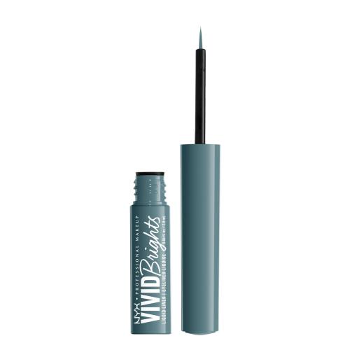 NYX Professional Makeup Vivid Brights Liquid Liner Eyeliner 2 ml Nr. 4 - Cyan Simp