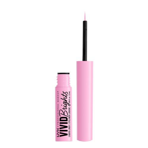 NYX Professional Makeup Vivid Brights eyeliner w płynie odcień 09 Sneaky Pink 2 ml