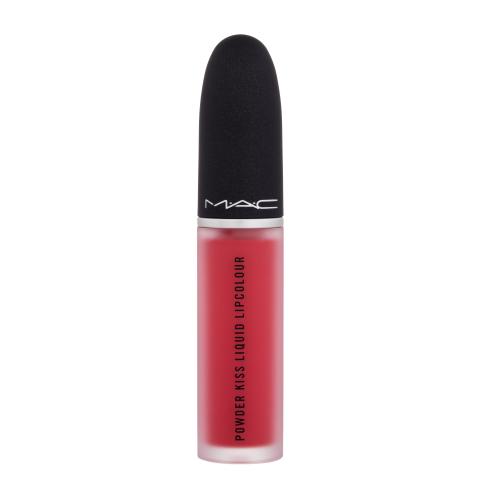 MAC Cosmetics Powder Kiss Liquid Lipcolour pomadka matowa w płynie odcień Escandalo! 5 ml