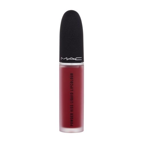 MAC Cosmetics Powder Kiss Liquid Lipcolour pomadka matowa w płynie odcień Ruby Boo 5 ml