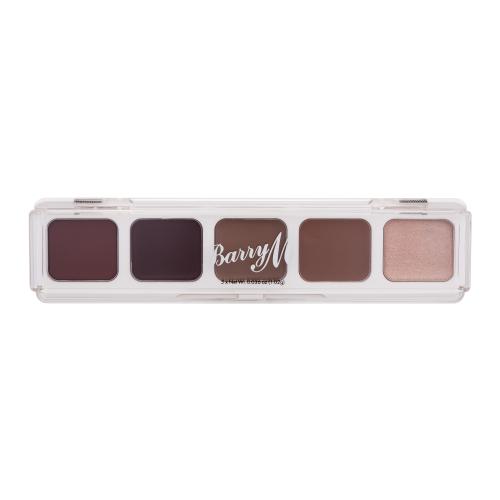 Barry M Mini Palette kremowe cienie do powiek odcień The Nudes 5,1 g