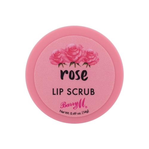 Barry M Lip Scrub peeling do ust smak Rose 14 g