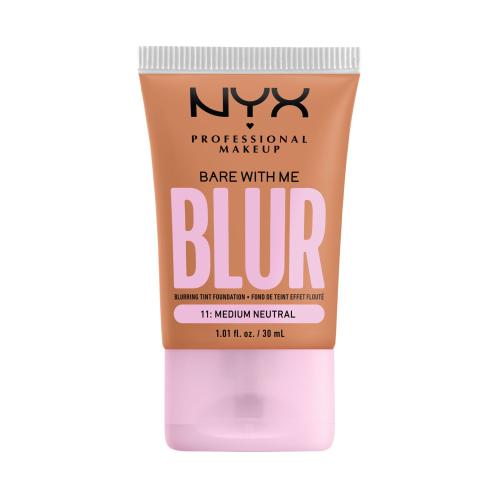 NYX Professional Makeup Bare With Me Blur Tint podkład nawilżający odcień 11 Medium Neutral 30 ml
