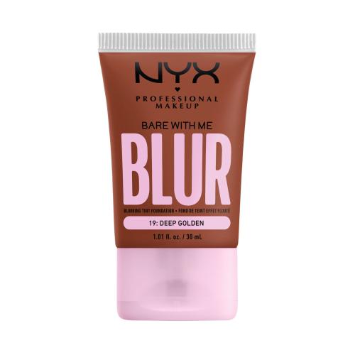 NYX Professional Makeup Bare With Me Blur Tint podkład nawilżający odcień 19 Deep Golden 30 ml