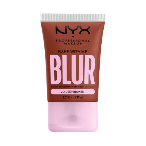 NYX Professional Makeup Bare With Me Blur Tint Foundation 30 ml podkład dla kobiet 20 Deep Bronze