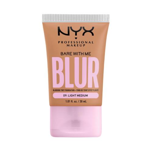 NYX Professional Makeup Bare With Me Blur Tint podkład nawilżający odcień 09 Light Medium 30 ml