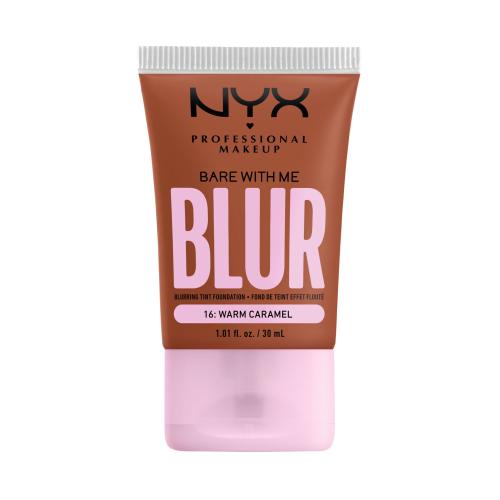 NYX Professional Makeup Bare With Me Blur Tint Podkład w kroplach 30 ml Nr. 16 - Warm Caramel