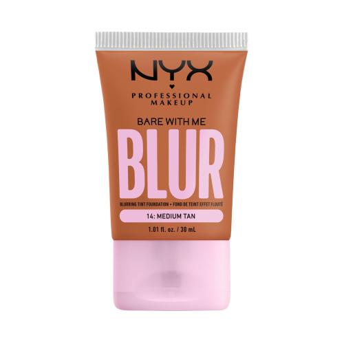 NYX Professional Makeup Bare With Me Blur Tint Podkład w kroplach 30 ml Nr. 14 - Medium Tan