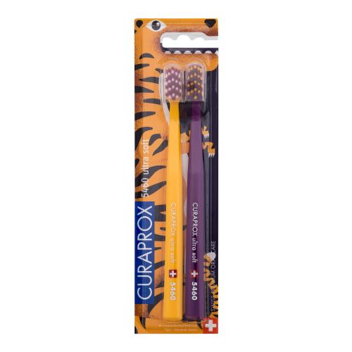 Curaprox 5460 Ultra Soft Duo Tiger Edition szczoteczka do zębów Szczoteczka do zębów 2 szt. unisex