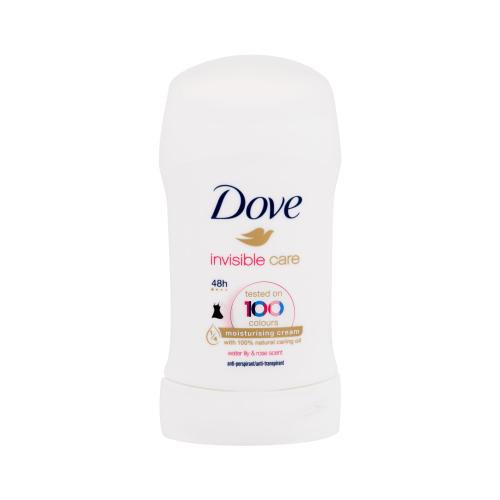 Dove Invisible Care Antiperspirant antyperspirant w sztyfcie przeciw białym śladom bez alkoholu Water Lily & Rose 40 ml