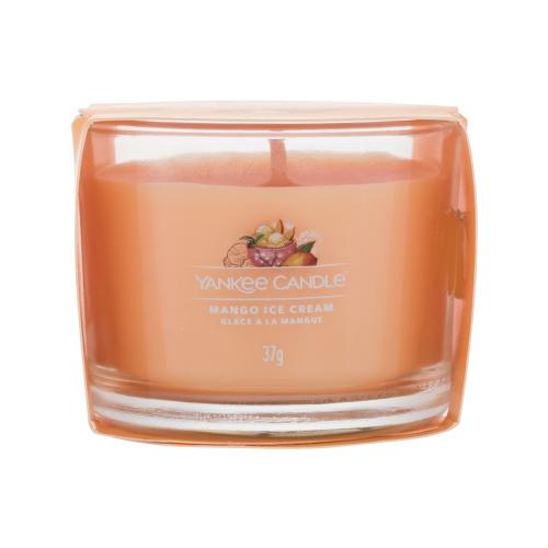 Yankee Candle Mango Ice Cream 37 g świeczka zapachowa unisex Uszkodzone opakowanie
