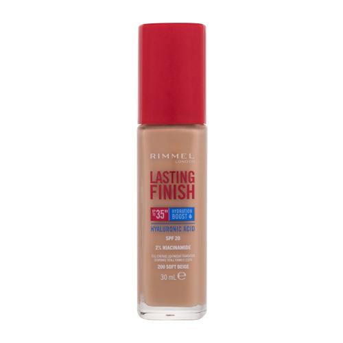 Rimmel Lasting Finish 35H Hydration Boost podkład nawilżający SPF 20 odcień 200 Soft Beige 30 ml
