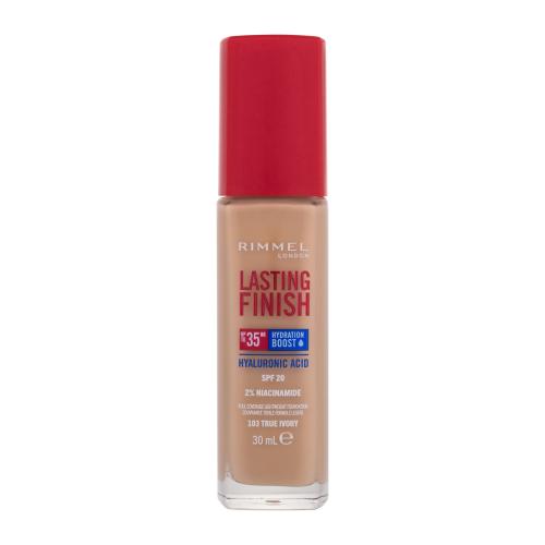 Rimmel Lasting Finish 35H Hydration Boost podkład nawilżający SPF 20 odcień 103 True Ivory 30 ml