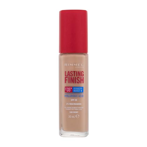 Rimmel Lasting Finish 35H Hydration Boost podkład nawilżający SPF 20 odcień 100 Ivory 30 ml