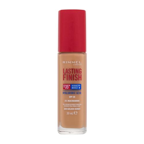 Rimmel Lasting Finish 35H Hydration Boost podkład nawilżający SPF 20 odcień 350 Golden Honey 30 ml