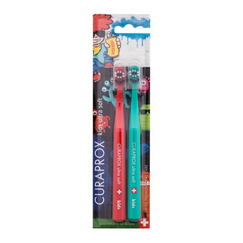 Curaprox Kids Ultra Soft Graffiti Edition szczoteczka do zębów szczoteczka do zębów 2 sztuki dla dzieci