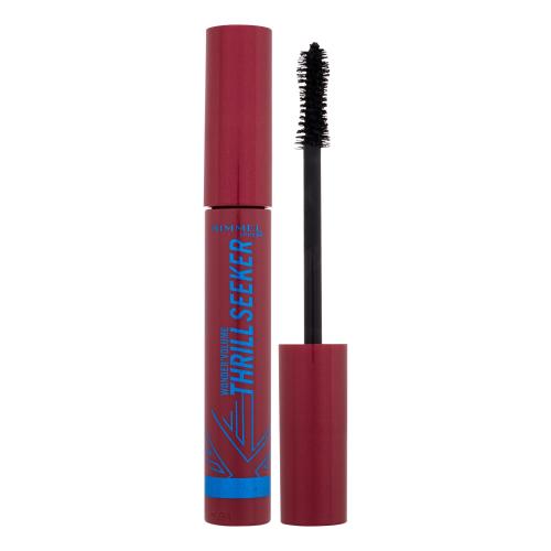 Rimmel WonderVolume Thrill Seeker wodoodporny tusz do rzęs podkręcający i nadający objętość odcień Black 8 ml