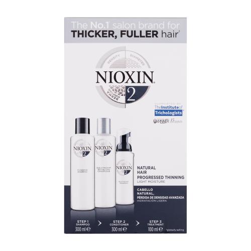 NIOXIN 3-Part System 2 Loyalty Kit for Natural Hair with Progressed Thinning