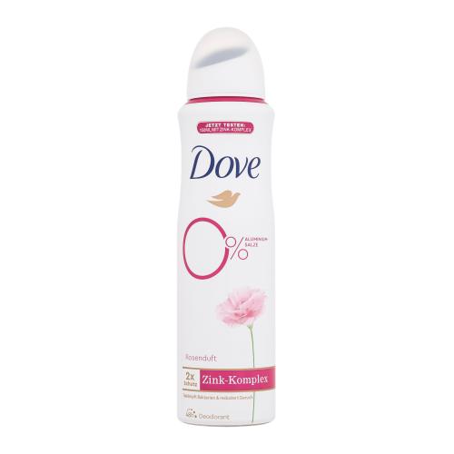 Dove 0% ALU Rose and Jasmine dezodorant w sprayu bez aluminium Rose 150 ml